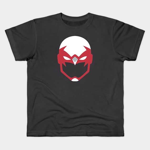 Hawk Mask Kids T-Shirt by Minimalist Heroes